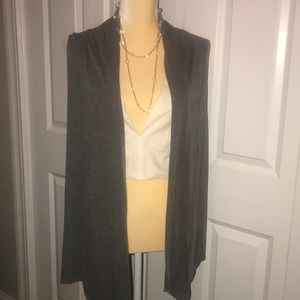 Gray Overlay Vest